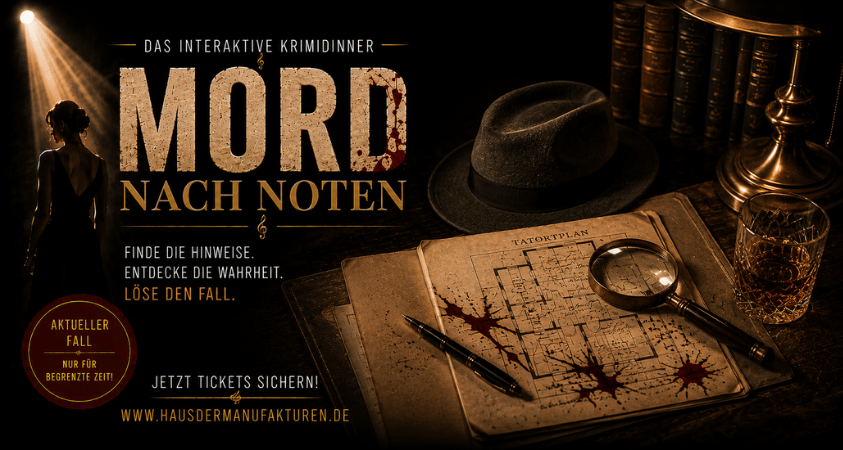 Interactive Events in Cologne – Murder Mystery Dinner with Italian Buffet