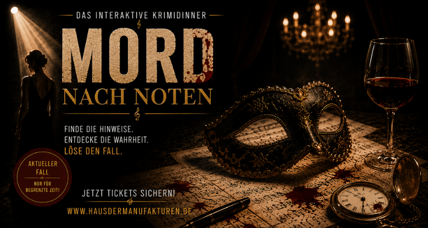 Murder Mystery Dinner Cologne – Interactive Dinner with Italian Buffet
